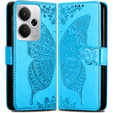 Откидной чехол для Realme 14 5G / Realme 14T 5G, Butterfly, синий