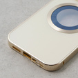 Чохол для iPhone 14 Pro, Dual Glass, для Magsafe, золотий