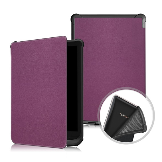 Чохол для PocketBook Touch Lux 4 5 606 616 627 628 632 633, Smartcase, фіолетовий