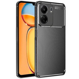 Чехол до Xiaomi Redmi 13C / Poco C65, Carbon Gel, чёрный