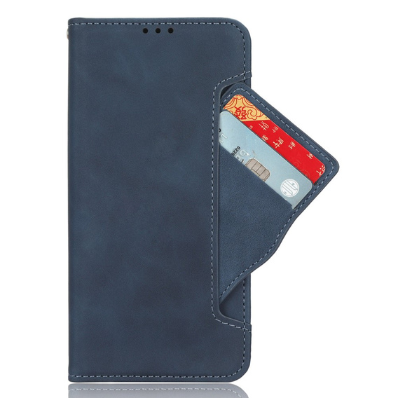 Откидной чехол для Motorola Moto G15 / Motorola Moto G15 Power, Card Slot, темно-синий