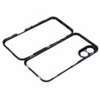 Чохол для iPhone 16, Magnetic Dual Glass, чорний