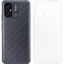 Тонкий корпус для Xiaomi Redmi 12C/11A 4G, Slim, прозрачный