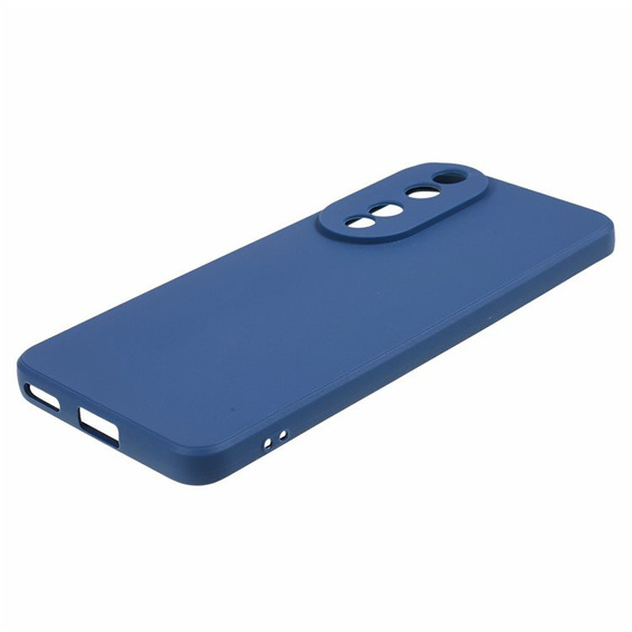 Силиконовый чехол для Honor 90, тонкий, синий