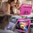 Детский чехол для Samsung Galaxy Tab S10 Lite / S10 FE / S9 FE, с ручкой, розовый
