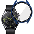 2в1 чохол та захисне скло для годинника Huawei Watch GT 3 46mm, темно-синій