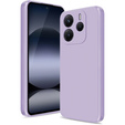 Чехол до Xiaomi Redmi Note 14 4G, Silicone Lite, фиолетовый