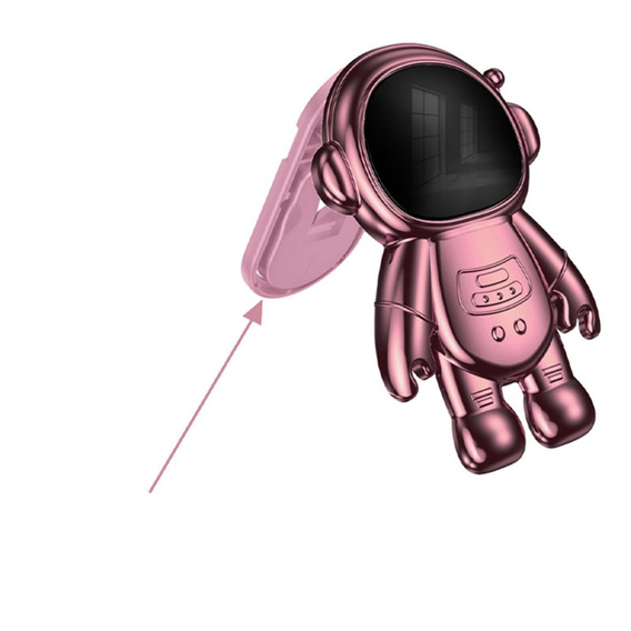 Чохол для Samsung Galaxy A15 4G / 5G, Glitter Astronaut, рожевий