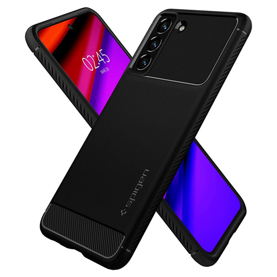 Чехол Spigen до Samsung Galaxy S21 FE, Rugged Armor, чёрный