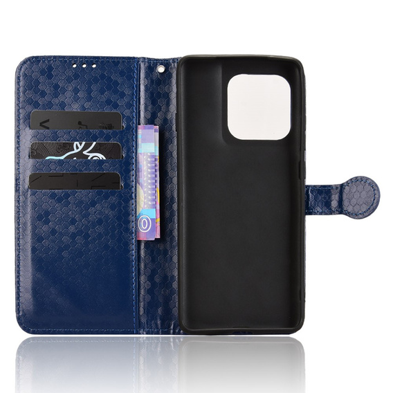 Флип-кейс для Motorola Edge 60 / 60 Fusion, Wallet Rhombus, синий