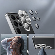Защитный чехол для камеры Samsung Galaxy S23 Ultra, CamShield MagSafe, прозрачный / серебряный