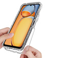 Чoхол Shockproof до Xiaomi Redmi 13C, із захисним екраном, прозорий