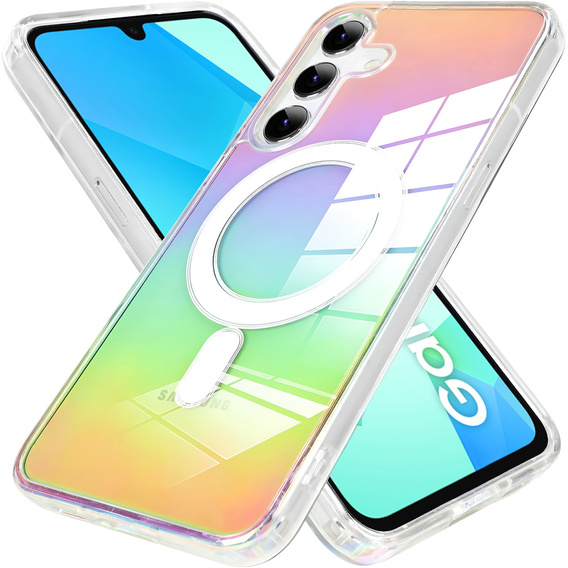 Чехол для Samsung Galaxy A16, гибридный чехол Fusion Hybrid, для MagSafe, разноцветный + стекло для экрана