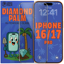 Закаленное стекло Diamond Palm для iPhone 17 Pro / 17 / 16 Pro