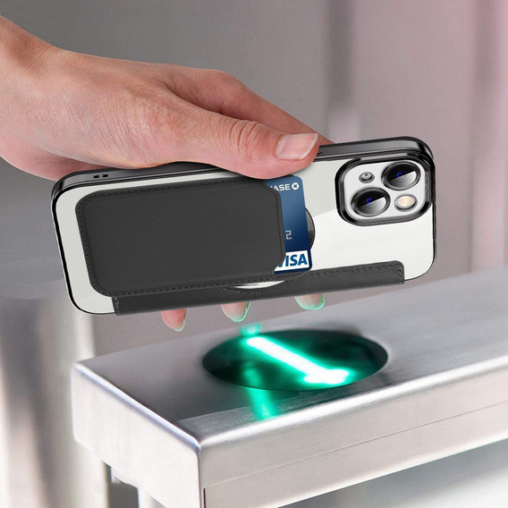 Откидной чехол для iPhone 14, RFID Wallet MagSafe CamShield, чёрный