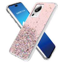 Чехол до Xiaomi 13 Lite, Glittery, розовый