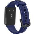 Силиконовый ремешок для Huawei Band 6 / Honor Band 6, Dark Blue