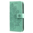 Откидной чехол для Samsung Galaxy A54 5G, Mandala Flower, зелёный