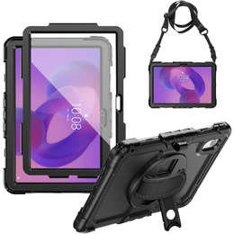 Бронированный чехол для Lenovo Tab M11, защитный 360 с местом для стилуса, чёрный