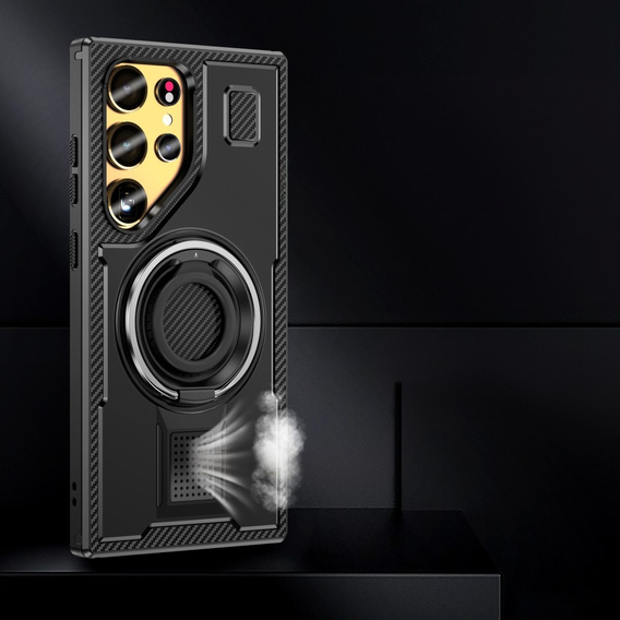 Чoхол до Samsung Galaxy S25 Ultra, Kickstand Ring, чорний