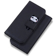 Чехол Wallet до Xiaomi Redmi Note 11 / 11S, Panda, Black