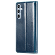 Откидной чехол для Samsung Galaxy A54, ERBORD Waxy Wallet, синий