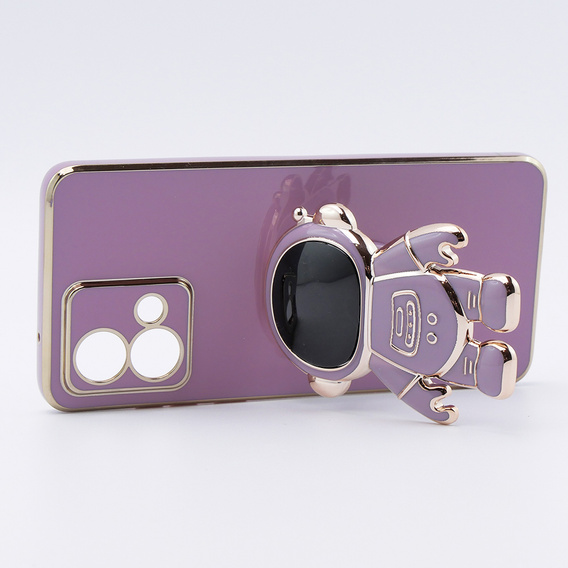 Чехол до Motorola Moto G84 5G, Astronaut, фиолетовый