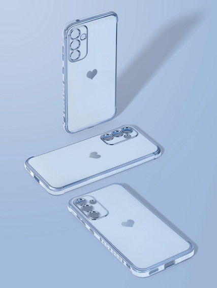 Чохол для Samsung Galaxy S23 FE, Electro heart, м'яти + Full Glue Ceramic Glass
