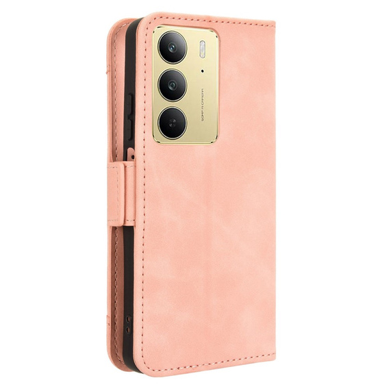 Откидной чехол для Realme 14X / Realme C75, Card Slot, розовый