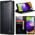 Флип-кейс CASEME для Samsung Galaxy A52/A52s, Waxy Textured, чёрный