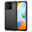 Чехол до Xiaomi Redmi 10C, Carbon, чёрный