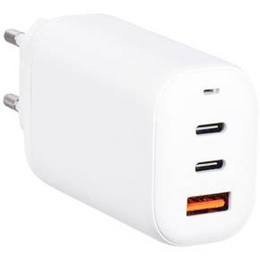 Зарядное устройство Forcell 65W GaN 2x USB C 1x USB A , White