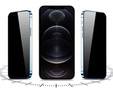 2x Загартоване захисне скло для iPhone 12 / 12 Pro, ERBORD 9H Easy App Anti-Peep