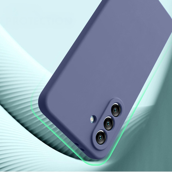 Чoхол до Samsung Galaxy A56 5G, Silicone Lite, темно-синій