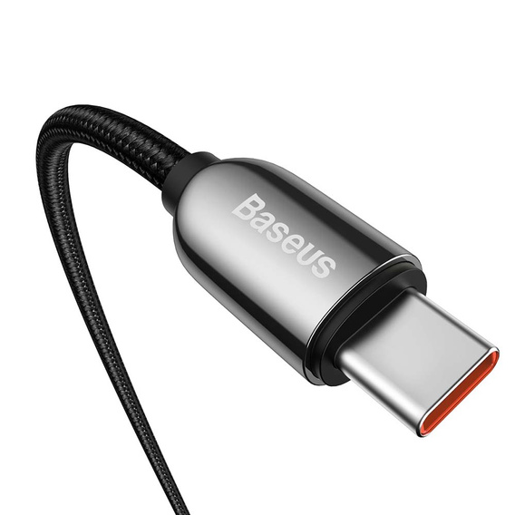 BASEUS Kaбель USB PD100W/QC3.0 Type-C 200cm - Grey/Black