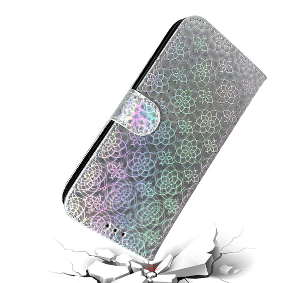 Чохол-книжка для Oppo A17, Wallet mandala, сірий