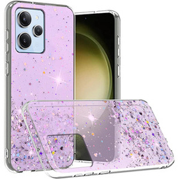Чoхол до Xiaomi Redmi 12, Glittery, фіолетовий