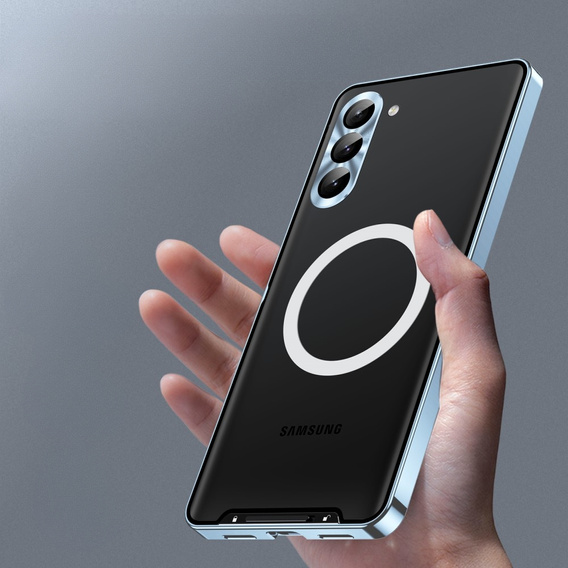Защитный чехол для камеры Samsung Galaxy S23, CamShield MagSafe, прозрачный / синий