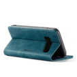 Чехол CASEME для Samsung Galaxy S10 Plus, Leather Wallet Case, синий