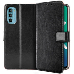 Футляр з клапаном для Motorola Moto G52 / G82 5G, Crazy Horse Wallet, м'яти