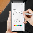 Чoхол GKK Ring Holder + Pen до Samsung Galaxy Z Flip3 5G, Black