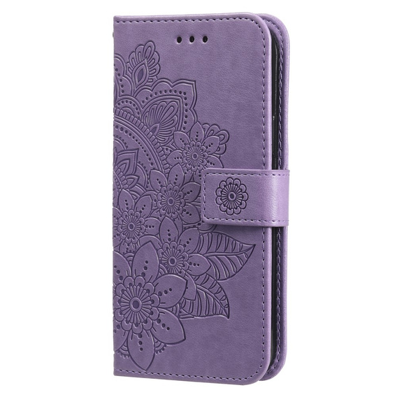 Чохол-книжка для Samsung Galaxy S21 FE, Mandala, фіолетовий