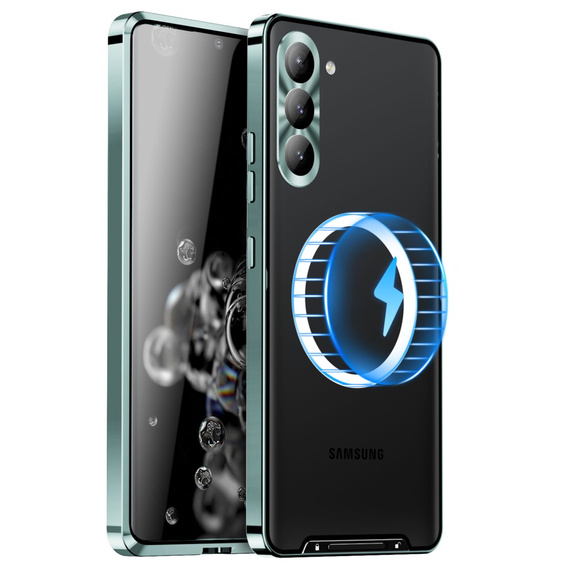 Защитный чехол для камеры Samsung Galaxy S23, CamShield MagSafe, прозрачный / зеленый