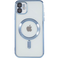 Чехол до iPhone 12, MagSafe Hybrid, синий