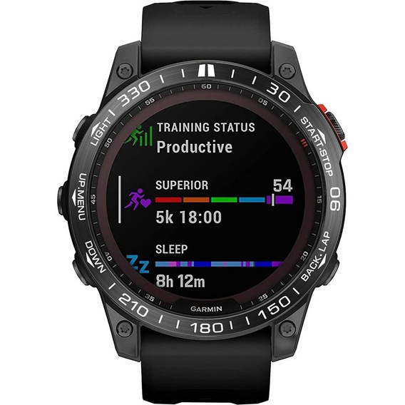 Накладка на безель для Garmin Fenix 7X, Black/White