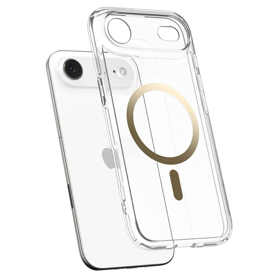 Spigen Ultra Hybrid MagSafe Case для iPhone Air, прозрачный / золотой