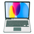 Чохол + клавіатура iPad 10.9 2022 10 Gen, TouchPad Pen Slot, темно-зелений