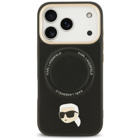 Чохол Karl Lagerfeld Big Strap Karl Metal Logo MagSafe для iPhone 17 Pro