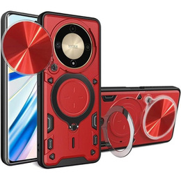 Броньований чохол для Honor Magic 6 Lite 5G, CamShield Slide, червоний