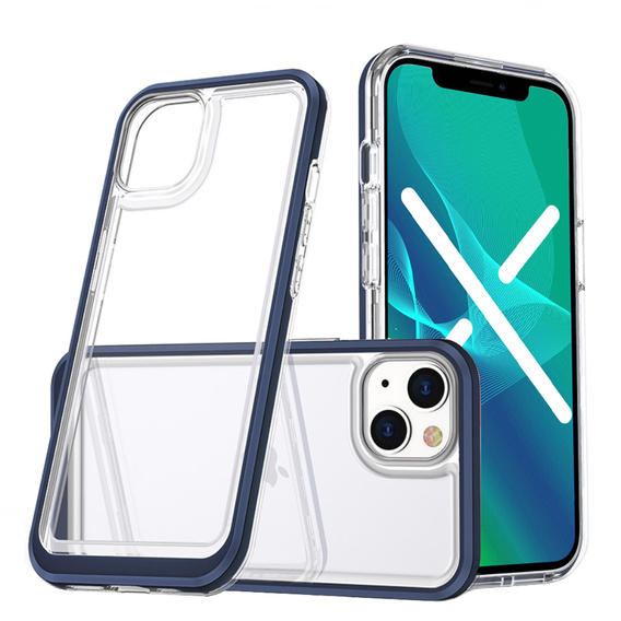 Чохол ERBORD Hybrid Frame для iPhone 13 mini, Синій